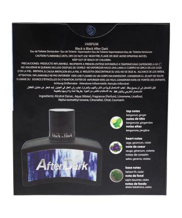 NU Parfums Black Is Black After Dark Men EDT Spray 3.4 oz 3.4 Ounce (Pack of 1) - Buy Online on GoSupps.com