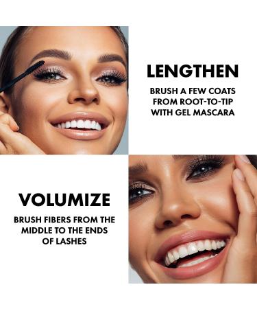 3D Lash Fiber Mascara (2 Tubes) - Lengthening Tubing Mascara for Bold Volume - Non-Toxic & Hypoallergenic - Buy Online on GoSupps.com