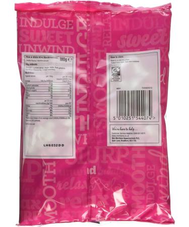 Morrisons Pink & White Mini Marsh Mallows 180g - Buy Online on GoSupps.com