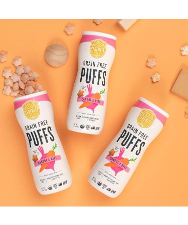 Serenity Kids 6+ Months Grain Free Puffs - Pack of 6 - Carrot & Beet - 1.5 Oz. - Buy Online on GoSupps.com