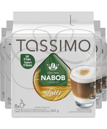 Tassimo Nabob Latte Coffee Single Serve T-Discs 263g (5 Boxes of 8 T-Discs) & Maxwell House House Blend Coffee Single Serve T-Discs 126g (5 Boxes of 16 T-Discs) Coffee+ Maxwell House House Blend - Buy Online on GoSupps.com