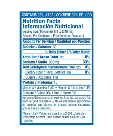 Clamato Tomato Cocktail Original 32oz Bottle - Pack of 2 (64 Fl Oz) - Buy Online on GoSupps.com