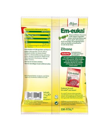 EM E-eukal Cough Candies - Soothing 75g Pack for International Relief - Buy Online on GoSupps.com