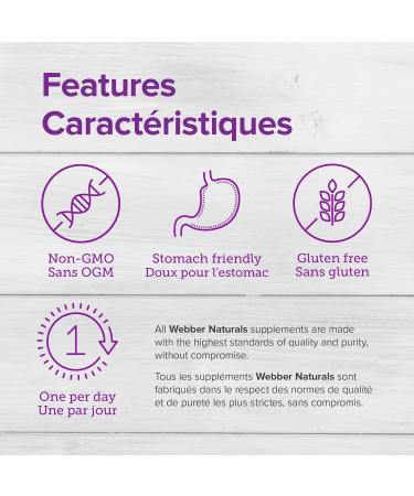 Webber Naturals Vitamin C Calcium Ascorbate 1000 mg Stomach Friendly 120 Capsules - Buy Online on GoSupps.com