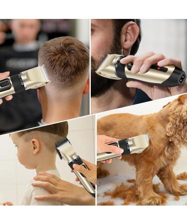 Professional Wireless Hair Clipper & Body Trimmer | All-in-One Precision Grooming for Men Kids & Pets - 90 Min Runtime & Sharp Ultrasound Blade - Buy Online on GoSupps.com