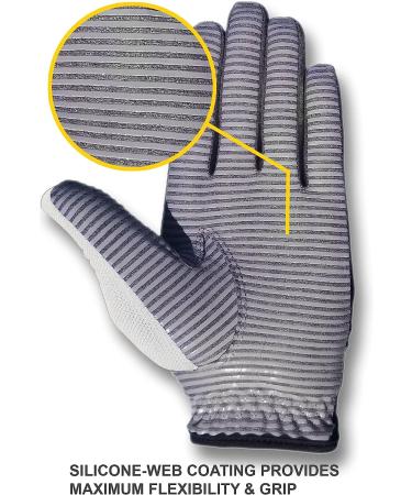 CaddyDaddy Claw Golf Glove for Men - White, Breathable & Long Lasting - Size Large Left - Buy Online on GoSupps.com