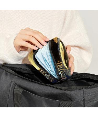 GIAPB Period Bag - Yinyang Bagua Design - Sanitary Napkin & Makeup Storage Pouch - Buy Online on GoSupps.com
