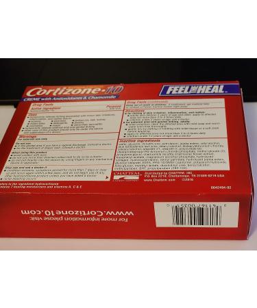 Cortizone 10 Maximum Strength Intensive Healing Cream - 4 oz (Two 2 oz Tubes) - Buy Online on GoSupps.com