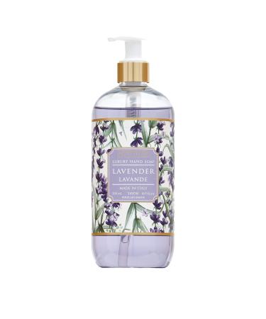 Hopificio Luxury Liquid Hand Soap: Hypoallergenic Sulfate-free Regenerating Moisturizing & Gently Cleansing Liquid Soap 16.9 Fl Oz (Lavender)