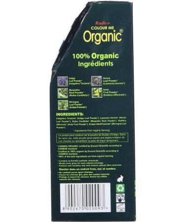 Radico Color Me Organic Soft Black Hair Color 100g - Natural Herbs, Long Lasting Formula - Buy Online on GoSupps.com