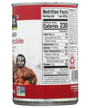 Gardein Plant-Based Be'f and Country Vegetable Soup  15 oz. - Buy Online on GoSupps.com
