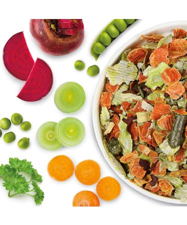 Schecker Food supplement Vegetable mix Grain free Gluten free Vegetarian Vegan Veggi Vegetable flakes 1 kg - Buy Online on GoSupps.com