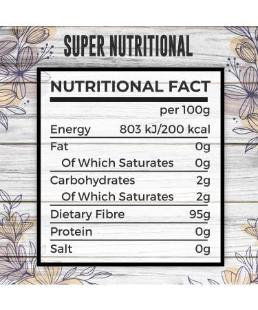 Super Cal Keto Inulin Powder 200g | 95% Fibre / 2% Carbs | Lab Tested Soluble Fibre Supplement | Great Sleep Supplement + Aids Gut Health | Pure Chicory Prebiotics Fiber Supplement - EU Sourced - Buy Online on GoSupps.com