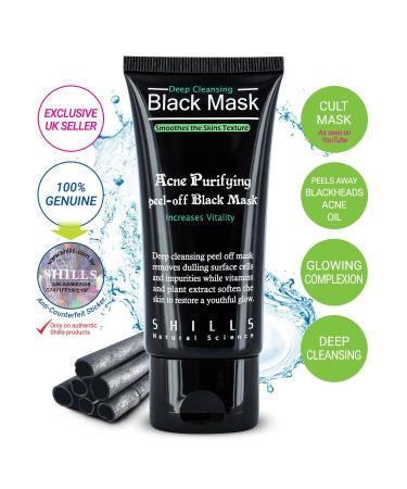 SHILLS Activated Charcoal Blackhead Remover | Purify & Cleanse Skin | 50 ml Blemish Solution - Buy Online on GoSupps.com