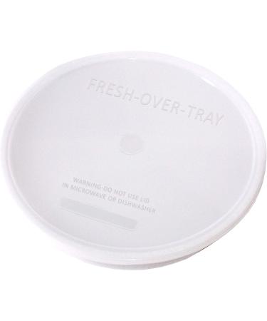 Rehabilitation Advantage High Sided Dish with Lid - Gray | Partitioned Plate for Easy Eating | Durable and Functional - Buy Online on GoSupps.com