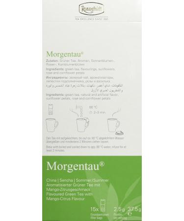 Ronnefeldt Morgentau Green Tea with Mango & Citrus - Pack of 2 | Premium International Shipping - Buy Online on GoSupps.com
