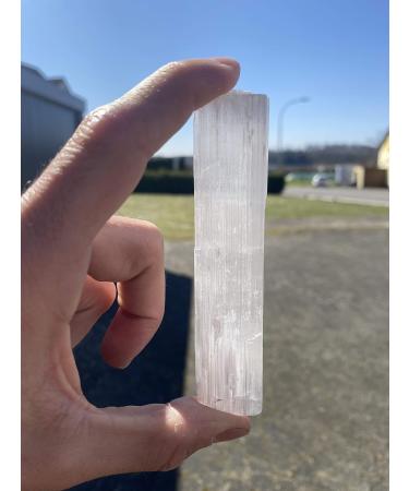 Selenite Crystal Energy Stick - Healing Stone from Morocco | Selenite Healing Crystals & Gemstones for Energy Cleansing - Buy Online on GoSupps.com