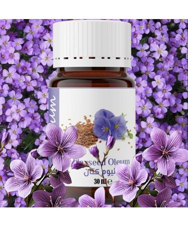 Shop 100% Pure Oleum Flaxseed Oil 30ml - Premium Stone-Milled Carrier Oil for Skin & Hair - Buy Online on GoSupps.com