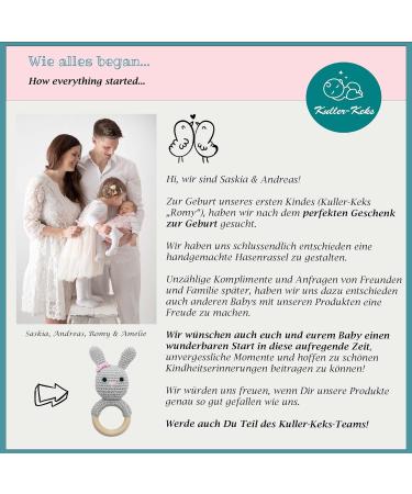 Kuller-Keks Wind-up Music Box - Rabbit Motif - Melody Good Evening Good Night - for Babies 0+ Months - Gift for Birth, Christening, Baby Shower - Buy Online on GoSupps.com