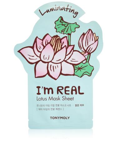 Tony Moly I'm Lotus Luminating Beauty Mask Sheet 1 Sheet 0.74 oz (21 g)