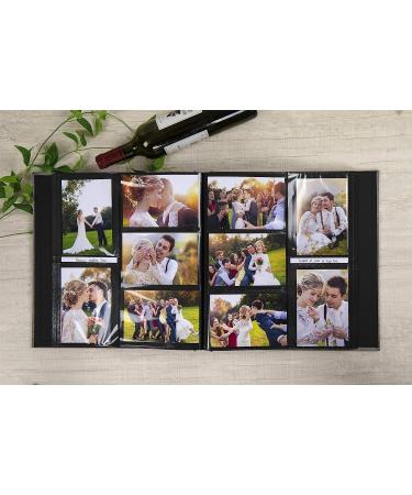 Potricher Linen Hardcover Photo Album 4x6 - 600 Pockets Gray | Large Capacity for Family Wedding Anniversary Baby Vacation - Buy Online on GoSupps.com
