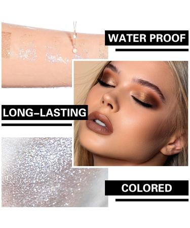 Buy CAHIUYOA 3PCS Liquid Glitter Eyeshadow Eyeliner Set - Metallic High Pigment Shiny Makeup for Sparkly Eye Looks - International Shipping Available - Buy Online on GoSupps.com