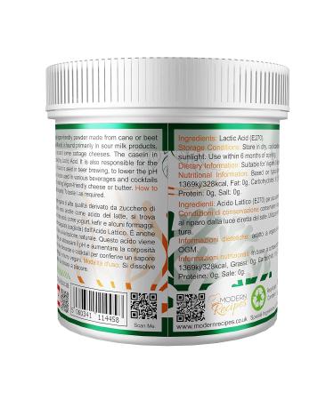 Special Ingredients Lactic Acid Powder 100g - Vegan Friendly for Cheese and Butter - Non-GMO & Recyclable Container - 100g - Buy Online on GoSupps.com