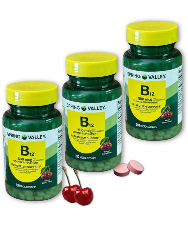 FUSION SHOP STORE Smart choices meaningful life! B12 500 mcg- Sublingual Cherry Flavor 200 Microlozenges (Pack of 3) - Buy Online on GoSupps.com