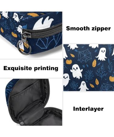 Halloween Specter Menstrual Pad Storage Bag - Portable Period Pouch for Women & Girls (Color 8) - Buy Online on GoSupps.com