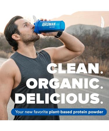BIRDMAN Falcon Organic Vegan Protein Powder - Vanilla - 20 Servings - Buy Online on GoSupps.com