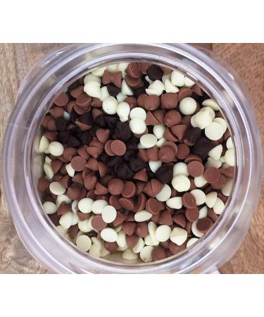 NATURE'S HARVEST : Premium Mix Chocolate Chips Jar Dark Milk and White (400g)_Packing May Vary - Buy Online on GoSupps.com