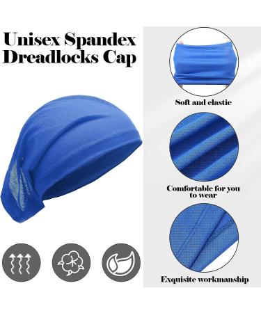 Dreadlock Cap Set - 16 Pieces Unisex Spandex Durag Tube for Long Hair - Men and Women - Buy Online on GoSupps.com