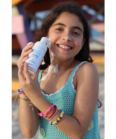 Hey! Quoco Coco Shake Mousse Face Cleanser Vanilla & Coconut with Vitamins C & E 3.3 fl oz. Skin Care for Baby Kids & Tweens - Buy Online on GoSupps.com
