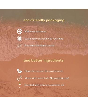 All-Natural Shampoo Bar for Men | Eco-Friendly Vegan & Handcrafted in Canada | Rich in Organic Shea Butter Vitamins & Proteins | Plastic-Free Natural Scent (Grapefruit + Mint Leaves - Buy Online on GoSupps.com