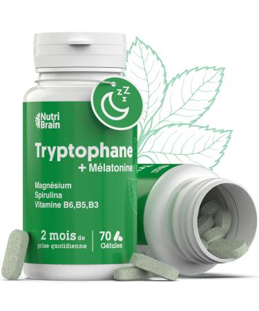 Pharmaceutical Grade Melatonin + Tryptophan | High Potency Product | Perfect Sleep, Energy, Focus, Well-being