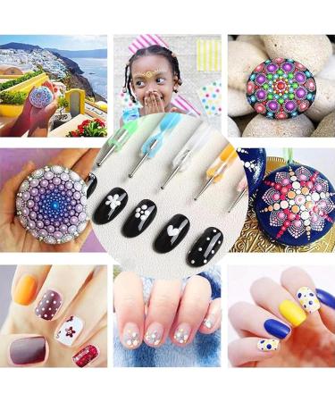 Anati 5-Piece Dot Painting Set | Double Head Dotting Tools for Nail Art & Point Drilling | Five Sizes Included - Buy Online on GoSupps.com