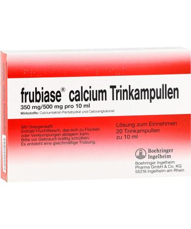 Buy Frubiase Calcium T Drinking Ampoules - 20 pcs | International Shipping Available  - Buy Online on GoSupps.com