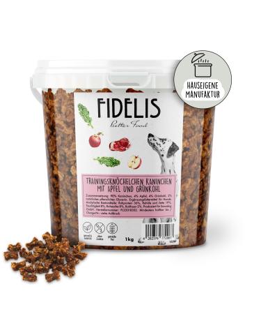 Training bones rabbit with apple and kale (1kg bucket)