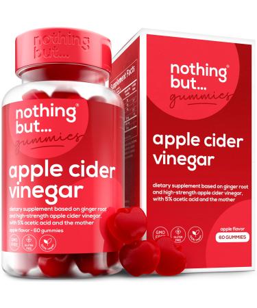 * Apple Cider Vinegar Gummies with The Mother  Perfect Balance of Flavor and Nutrition  Supports Gut Health  Digestion & Weight Management  Keto-Friendly  Vegan  60 ACV Gummies