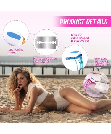 16-Piece Bikini Razor Set | Disposable Manual Beauty Razors for Women's Pubic Hair Removal & Body Care - Buy Online on GoSupps.com