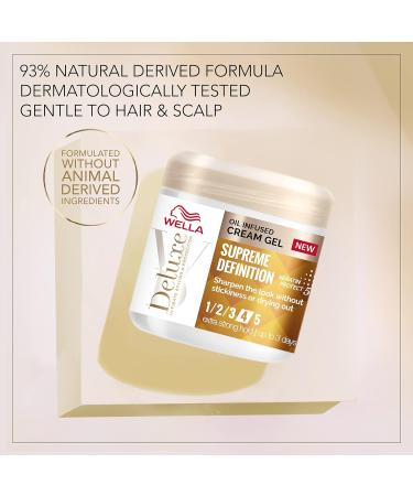 Wella Deluxe Supreme Definition Oil Infused Cream Gel 150ml - Hair Styling Perfection - Buy Online on GoSupps.com
