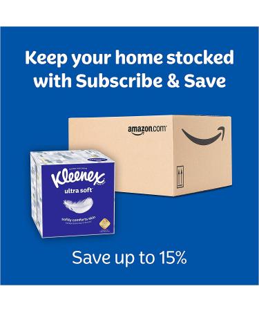 Kleenex Ultra Soft Facial Tissues - 65 Count x 4 packs (260 Total Tissues) - Gentle on Skin - Buy Online on GoSupps.com