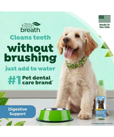 Tropiclean Breath Freshener for Dogs & Cats - Mouth Care Water Additive with Probiotics for Digestive Support | Fight Plaque & Tartar - 473 ml (1 Pack) - Buy Online on GoSupps.com