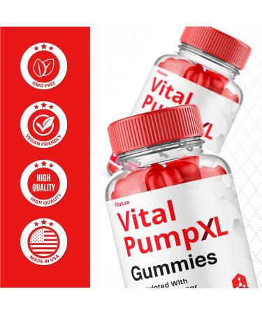 (2 Pack) Vital Pump XL Gummies Vita Pump XL for Men - Vitalpumpxl Extreme Performance Advanced Formula Supplement Vitale PumpXL Maximum Strength Potency Vitapump Gomitas Support Reviews (120 Ct) - Buy Online on GoSupps.com