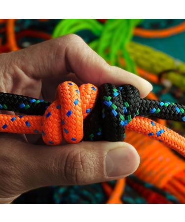 GM CLIMBING 8mm Accessory Cord Rope Double Braid Pre Cut CE/UIAA - Black 20ft - Buy Online on GoSupps.com