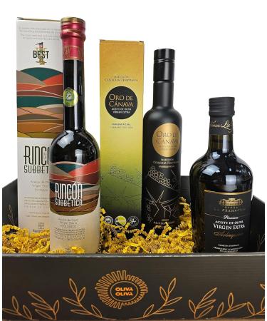 3 Best Extra Virgin Olive Oils from Spain 2023 - Pack of 3 Bottles of 500 ml (Gift Box) - Buy Online on GoSupps.com
