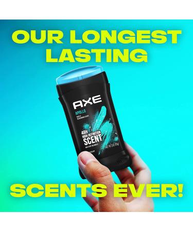 AXE Apollo Deodorant Stick - Long Lasting Odor Protection, Sage & Cedarwood, Aluminum Free, 3oz (4 Count) - Buy Online on GoSupps.com