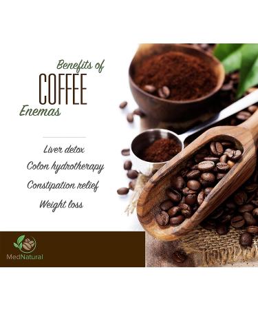 MedNatural Organic Enema Coffee - USDA Certified for Liver Detox, Colon Hydrotherapy, Gerson Therapy & Weight Loss - 1 lb - Buy Online on GoSupps.com