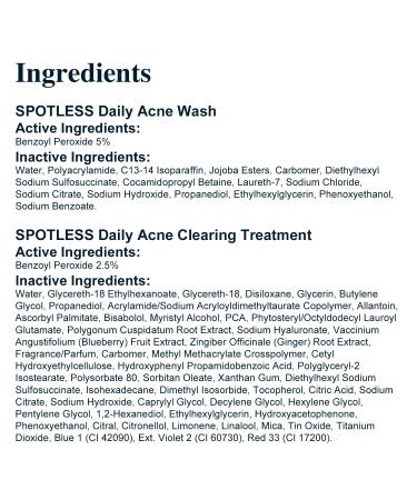 Rodan + Fields Spotless Regimen - Benzoyl Peroxide Face Wash for Sensitive Skin | Effective Skincare Sets for Adults & Teens with Acne | All Skin Types - Buy Online on GoSupps.com