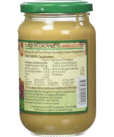 Jean Herv Organic Peanut Puree 350 G - Buy Online on GoSupps.com